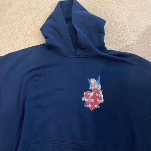 I am not where you left me hoodie